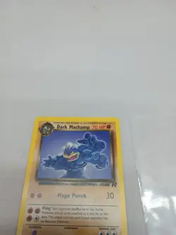 Dark Machamp 27/82 Pokemon TCG 1st Edition Team Rocket NM Vintage 2000 Card - Image 2