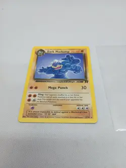 Dark Machamp 27/82 Pokemon TCG 1st Edition Team Rocket NM Vintage 2000 Card - Image 3