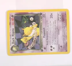 Dark Hypno 9/82 Holo Rare Team Rocket Pokemon Card Vintage 1999-2000 WOTC - Image 1