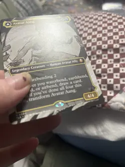 Magic: The Gathering Legendary Avatar Aang & Aang Master of Elements TLA Transf… - Image 2