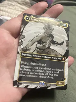 Magic: The Gathering Legendary Avatar Aang & Aang Master of Elements TLA Transf… - Image 4
