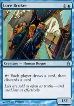 4x Lore Broker ~ Lightly Played Ravnica MTG Magic x4 4 UltimateMTG Playset Blue - Image 1