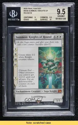 Summon: Knights of Round Magic: Universes Beyond: Final Fantasy FIN BGS 9.5 READ - Image 1