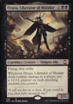 Drana, Liberator of Malakir - Commander: Streets of New Capenna: #248 Nm C277 - Image 1