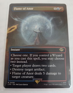 MTG, Flame of Anor- (Borderless) the Lord of the Rings NM - Image 1