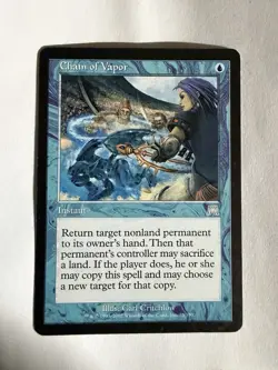 Magic: The Gathering Chain of Vapor Instant Blue Onslaught 73 Wizards 2002 - Image 1