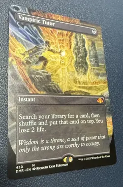 Vampiric Tutor (Borderless) Dominaria Remastered Regular - Image 1