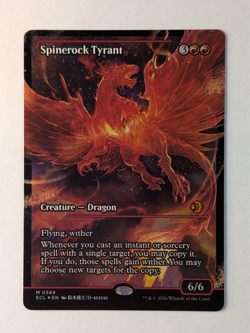 Spinerock Tyrant (0389) (Showcase) Foil - Lorwyn Eclipsed MTG - In Hand - Image 1