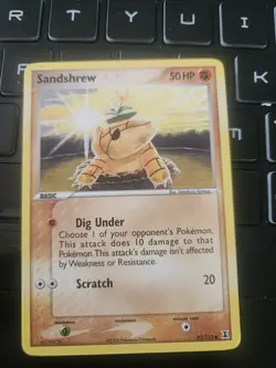 Sandshrew 82/113 Common Delta Species Pokemon LP - Image 1