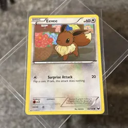 Eevee 83/108 Dark Explorers Regular Pokemon Card Vtg 2012 - Image 1