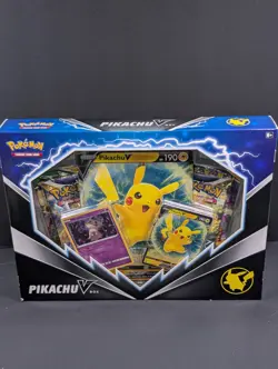 Pokemon TCG Sword & Shield Pikachu V ~ Factory Sealed ~ 4 Booster Packs - Image 1