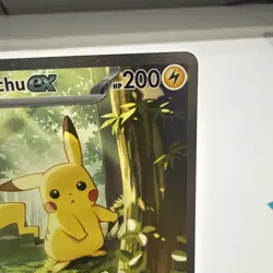 Pikachu EX 276/217 SIR Illustration Rare Pokemon Ascended Heroes NM - Pack Fresh - Image 5