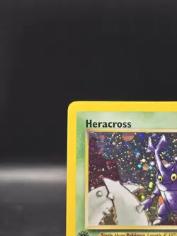 Pokemon TCG Heracross 6/111 1st Edition Neo Genesis Holo Rare LP - Image 2