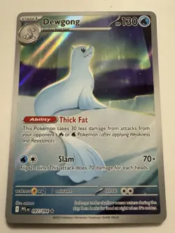 Dewgong 097/094 IR Paradox Rift Illustration Rare NM Pokemon 2023 - Image 1