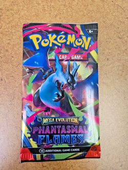 Pokemon TCG: Mega Evolution Phantasmal Flames Booster Pack Single (RANDOM ART) - Image 1