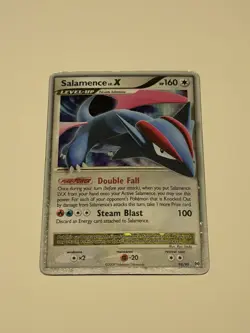 Salamence Lv.X 98/99 UR Holo Pokemon Platinum Arceus Ultra Rare Holo Vintage MP - Image 1