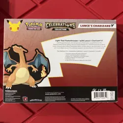 Pokemon TCG Celebrations Collection Lance's Charizard V Box Sealed - Image 2