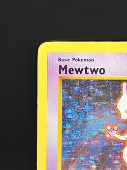 Mewtwo 10/102 Pokemon Base Set Shadowless Holo Rare WOTC Vintage MP - Image 4
