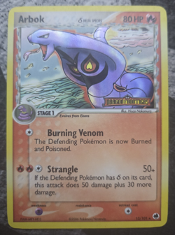 Arbok 13/101 Dragon Frontiers Stamped Holo Light Play LP Pokemon DNA GAMES - Image 1