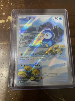2025 Pokemon Phantasmal Flames Piplup Illustration Rare #098/094 VHTF RARE IR - Image 1