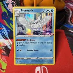 Frosmoth SWSH007 NM+ Holo STAMPED Prerelease Promo - Sword & Shield -Pokemon TCG - Image 1
