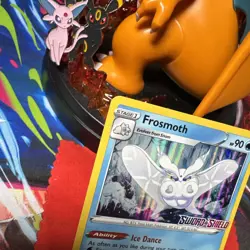 Frosmoth SWSH007 NM+ Holo STAMPED Prerelease Promo - Sword & Shield -Pokemon TCG - Image 2