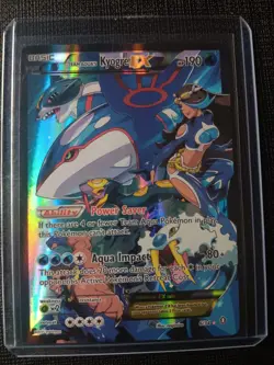 Pokemon TCG Team Aqua's Kyogre EX Double Crisis 6/34 NM - Image 1