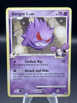 Pokemon TCG Gengar GL Rising Rivals 40/111 2009 - Image 1