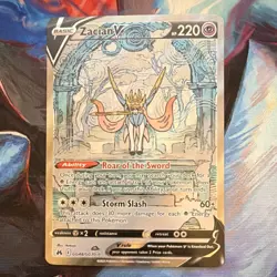 Pokemon TCG Zacian V Ultra Rare Full Art Holo Crown Zenith GG48/GG70 English - Image 1