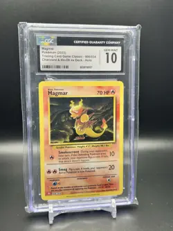 MAGMAR POKEMON 2023 CHARIZARD & HO-OH EX HOLO CGC 10 - Image 1