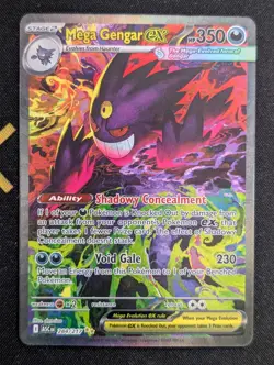 Mega Gengar ex 284/217 SIR Secret Rare Pokemon Ascended Heroes MINT Pack Fresh - Image 1