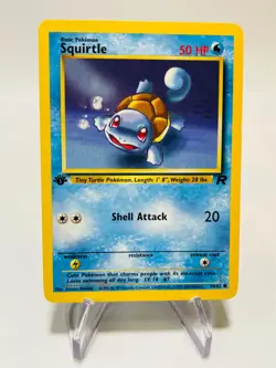 SQUIRTLE 2000 Pokemon Team Rocket 1st EDITION Common POKEMON 68/82 - Image 1