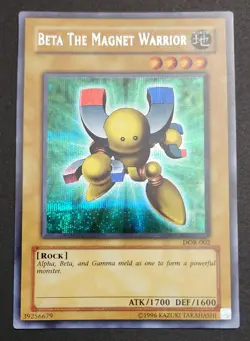Duelist of the Roses Beta the Magnet Warrior DOR-002 Unlimited NM Free Shipping - Image 1
