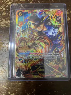 One Piece - Carrying on His Will - Sabo Alt Art - OP13-120 SEC VHTF SSP IN HAND - Image 1