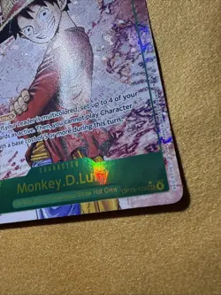 ONE PIECE Card Monkey D Luffy SEC Manga Alt Art OP13-118 Carrying on His Will US - Image 4