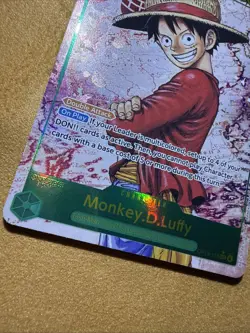 ONE PIECE Card Monkey D Luffy SEC Manga Alt Art OP13-118 Carrying on His Will US - Image 5