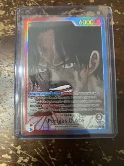 Portgas.D.Ace (002) (Alternate Art) OP13-002 Carrying On His Will Foil VHTF SSP - Image 1