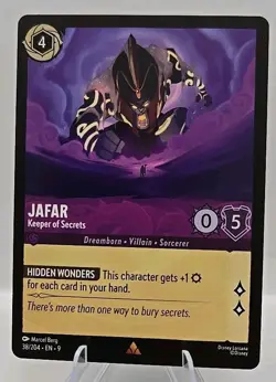 Jafar - Keeper of Secrets 38/204 Disney's Lorcana Fabled Regular - Image 1