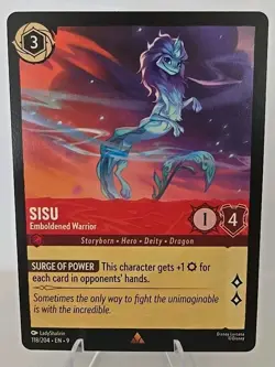 Sisu Emboldened Warrior 118/204 Disney's Lorcana Fabled Regular - Image 1