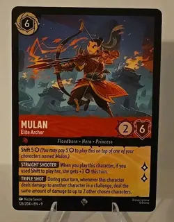 Mulan Elite Archer 126/204 Disney's Lorcana Fabled Regular - Image 1