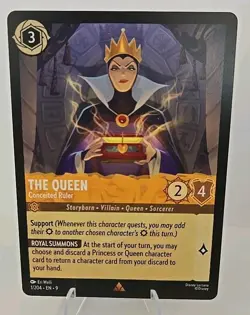 The Queen Conceited Ruler 1/204 Disney's Lorcana Fabled Regular - Image 1