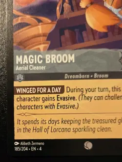 Magic Broom - Aerial Cleaner 185/204 Common Ursula's Return Disney Lorcana TCG - Image 4