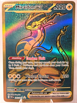 Pokemon Card - Miraidon EX (243/091) SV: Paldean Fates Hyper Rare Holo - Image 1