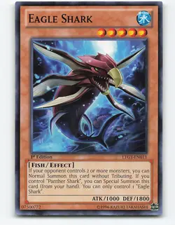Eagle Shark #LTGY-EN011 1st Edition Yugioh Card - Image 1