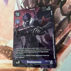 Digimon Card Beelzemon BT2-111 Alt Art - Starter Deck 14: Beelzemon Advanced NM - Image 1