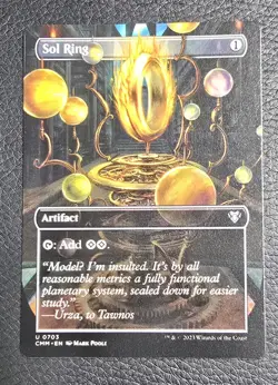 Sol Ring (Borderless) Commander Masters Regular MTG NM Magic Card - Image 1