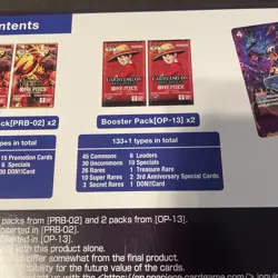 One Piece Card Game Illustration Box Vol. 6 Factory Sealed! + Color Walk 1 Book! - Image 4