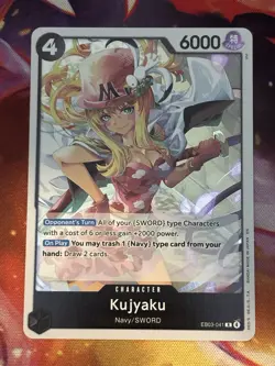 One Piece Bandai Kujyaku EB03-041 Heroines Edition Rare Character English Card - Image 1