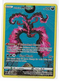 Galarian Moltres SWSH284 Black Star Promo Sword & Shield Pokemon TCG Card NM - Image 1