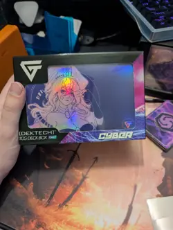Gem Accessories DekTech Cyber Deck Box Dark Magician Girl NEW Sealed 150+ Cards - Image 1